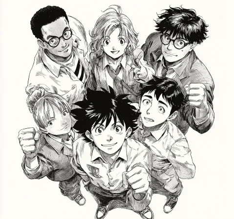 热血题材作品更新封面